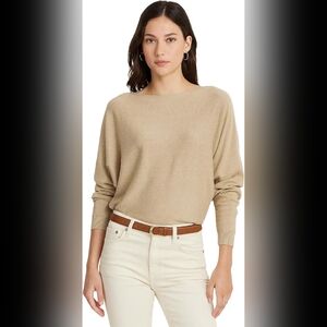 NWT Ralph Lauren | Cotton-Modal Tan Sweater